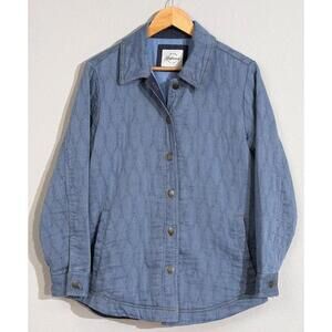 Jachs Girlfriend Quilted Chore Coat Barn Jacket Oversized S Buttondown Shacket